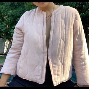 reversible light puffed jacket